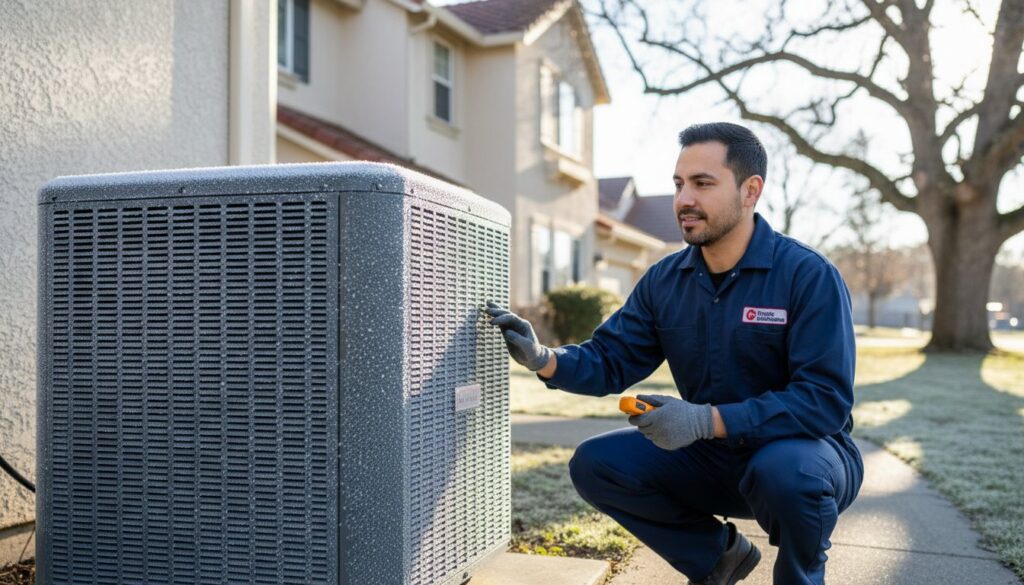 Why Is There Frost on My Heat Pump in Winter? A Fair Oaks Homeowner’s Guide